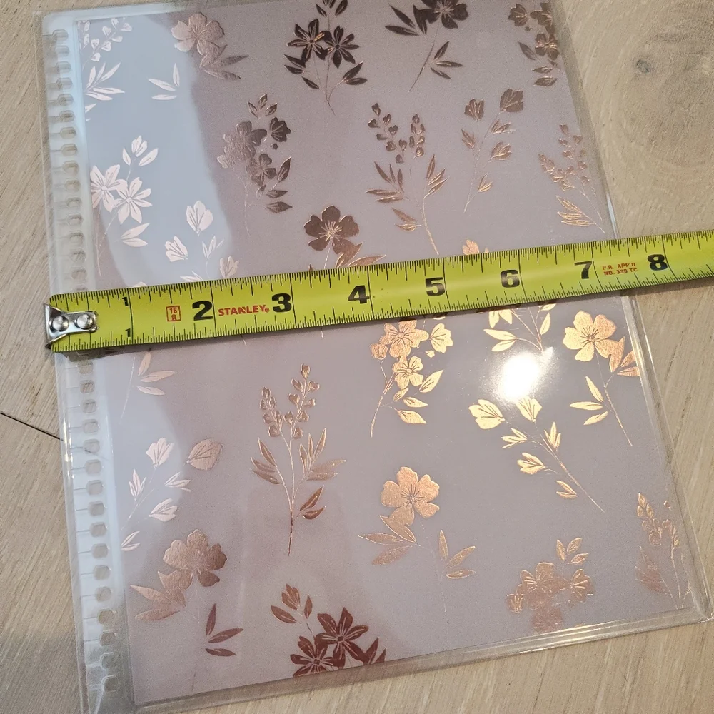 Erin Condren Metallic Rose Gold Garden Cover